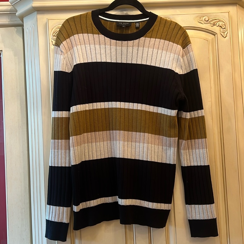 Ted Baker stripe men’s sweater sz 3